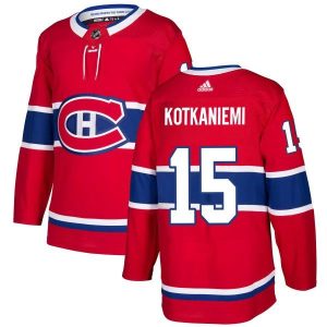 Herren Montreal Canadiens Eishockey Trikot Jesperi Kotkaniemi #15 Rot Authentic